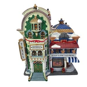 Lemax Christmas Village Susans Tailoring Fefferman Financial Lighted Boxed Read